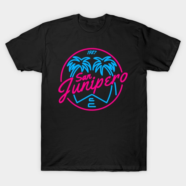 san junipero T-Shirt by CARLOTTA_SBD